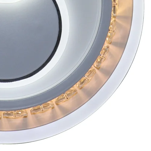 Светильник потолочный LED LAMPS 81097 Natali Kovaltseva белый 1 лампа, основание белое в стиле современный хай-тек  фото 4